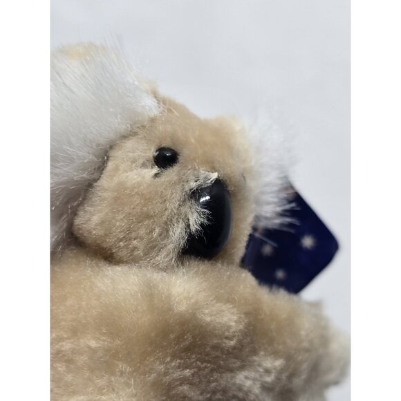 Vtg Koala Pencil Hugger Plush Mini Australia Flag Souvenir Grabber Figure Clip - Picture 11 of 12
